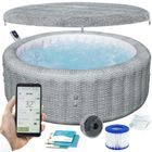 Bestway, Lay-Z Bali Grey, dmuchane SPA, 6 osobowe