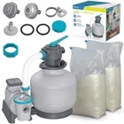 Bestway, pompa piaskowa, 11355 l/h + piasek, 50 kg