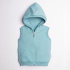 Bezrękawnik chłopięcy z kapturem, niebieski, Nicol