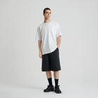 Biała koszulka basic o kroju relaxed NOWEAR