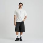 Biały t-shirt o kroju relaxed S.W.Smiley NOWEAR