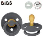 Bibs, Colour, smoczek symetryczny, kauczuk hevea, Iron, rozmiar S, 0-6m