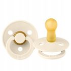 Bibs, Colour, smoczek uspokajający, kauczuk Hevea, Ivory, rozmiar 2