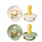 Bibs, Colour, smoczek uspokajający, kauczuk Hevea, Ivory&Sage, rozmiar 1, 2 szt.