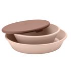 Bibs, Dinner, zestaw talerzy, Blush