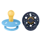 Bibs, Muminki, smoczek uspokajający, kauczuk Hevea, Breeze Mix, rozmiar 1, 2 szt.