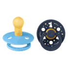 Bibs, Muminki, smoczek uspokajający, kauczuk Hevea, Breeze Mix, rozmiar 2, 2 szt.