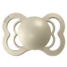 Bibs, Supreme, smoczek symetryczny, kauczuk hevea, Ivory, rozmiar S, 0-6m