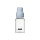 Bibs, zestaw: butelka antykolkowa dla noworodków, Baby Blue, 150 ml + smoczek do karmienia o wolnym przepływie, kauczuk Hevea