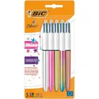 Bic, 4 Colours, Shine Gradient, długopis, 5 szt.