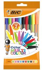 Bic, Cristal Multicolour, długopisy kolorowe, 10 szt.