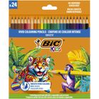 Bic, Kids, Smooth, kredki drewniane, 24 szt.