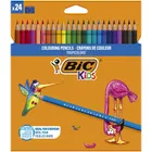 Bic, Kids, Tropicolors, kredki ołówkowe, 24 kolory