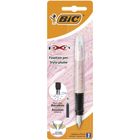 Bic, X Pen, pióro wieczne + 1 nabój, Pineapple, 1 szt.