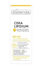 Bielenda, Cera Lipidium, odbudowa + ochrona multiceramidowy ochronny krem barierowy SPF50, 30 ml