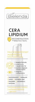 Bielenda, Cera Lipidium, odbudowa + ochrona multiceramidowy wygładzający krem pod oczy, 15 ml