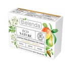 Bielenda, Eco Nature, kostka peelingująca do ciała oczyszczająco nawilżająca, śliwka kakadu & jaśmin & mango, 80 ml