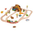 Bigjigs Toys, Dinozaury, kolejka, zestaw