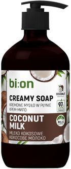 Bio Naturell, kremowe mydło w płynie z pompką, kokosowe, 473 ml