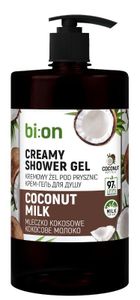 Bio Naturell, kremowy żel pod prysznic, mleko kokosowe, 946 ml