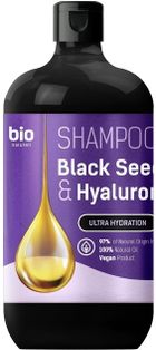 Bio Naturell, szampon z olejem z czarnuszki i kwasem hialuronowym do każdego rodzaju włosów, 946 ml