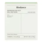 Biodance, Refreshing Sea Kelp Real Deep Mask, łagodząca maska w płachcie, 4-34g