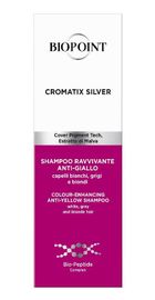 Biopoint, Cromatix Silver, szampon do włosów neutralizujący żółte tony, 200 ml
