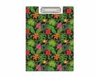 Biurfol, deska z klipem A4, flowers, 1 szt.