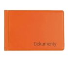 Biurfol, okładka na dokumenty małe, orange, 1 szt.