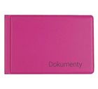 Biurfol, okładka na dokumenty małe, pink, 1 szt.