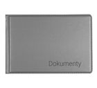 Biurfol, okładka na dokumenty małe, silver, 1 szt.