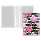 Biurfol, okładka na dokumenty, mini, peony, 1 szt.