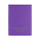 Biurfol, okładka na dokumenty ucznia, pionowa, violet, 1 szt.