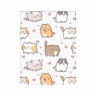 Biurfol, okładka na dokumenty ucznia, pionowa, z nadrukiem, kittens, 1 szt.