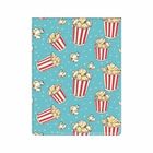 Biurfol, okładka na dokumenty ucznia, pionowa, z nadrukiem, popcorn, 1 szt.