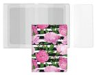 Biurfol, okładka na dokumenty z dowodem rejestracyjnym, z nadrukiem, peony, 1 szt.