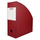 Biurfol, pojemnik na dokumenty, bordowy, 11 cm