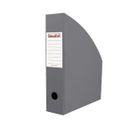 Biurfol, pojemnik na dokumenty, szary, 7 cm