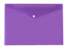 Biurfol, teczka koperta A4, satyna, fioletowa