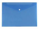 Biurfol, teczka koperta A4, satyna, niebieska