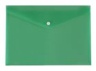 Biurfol, teczka koperta A4, satyna, zielona