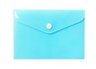 Biurfol, teczka kopertowa A6, pastelowy niebieski, 1 szt.