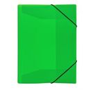 Biurfol, teczka z gumka, A4, neonowy zielony, 1 szt.