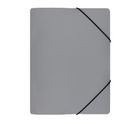 Biurfol, teczka z gumką, A4, szeroka, szara, 1 szt.