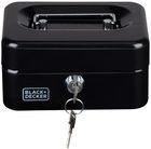 Black&Decker, kasetka metalowa na pieniądze, dokumenty, 15-8-11,8 cm