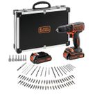 Black&Decker, wiertarko-wkrętarka, 18V, BDCDC18BAFC-QW
