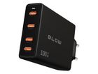 Blow, ładowarka sieciowa, USB-CX4, PD, 100W, GAN, czarna