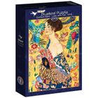 Bluebird Puzzle, Kobieta z wachlarzem, Gustav Klimt, puzzle, 2000 elementów