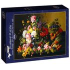 Bluebird, Severin Roesen, Martwa natura z kwiatami i owocami, puzzle, 1000 elementów