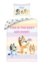 Bluey, 2-częściowy komplet pościeli bawełnianej, 140-200 cm